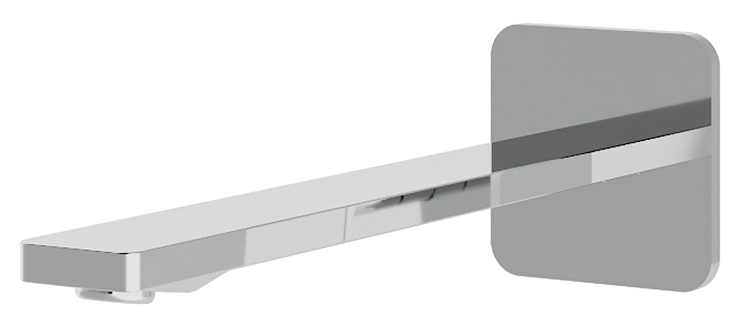 Rubinetterie Treemme 3M Pa36 IT 8B63 CC ZZ ZZ Bocca a Muro 185 mm Getto Erogazione Uscita Acqua Installazione Parete Materiale Ottone Finitura Cromata Stile Moderno Monoforo Lunghezza 202 mm Portata Acqua 6 Litri Al Minuto