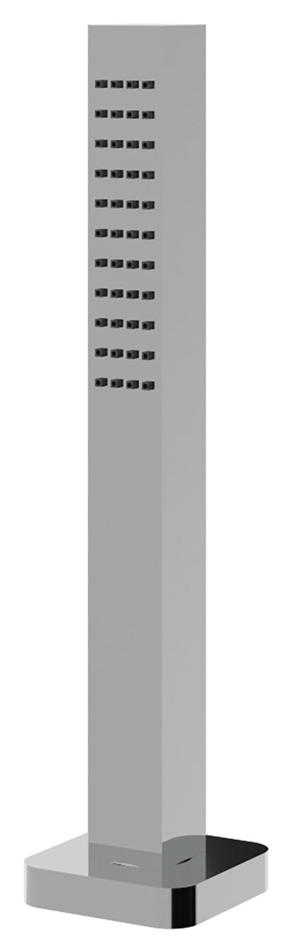 Rubinetterie Treemme 3M PA36 RWIT 8B06 CC 25 Doccetta Estraibile a Mano Bordo Vasca Ad Appoggio Forma Quadra Materiale Metallo Finitura Cromata Flessibile PVC 1,5 Metri Stile Moderno Uscita Acqua Pioggia Portata Acqua 8 Litri Al Minuto