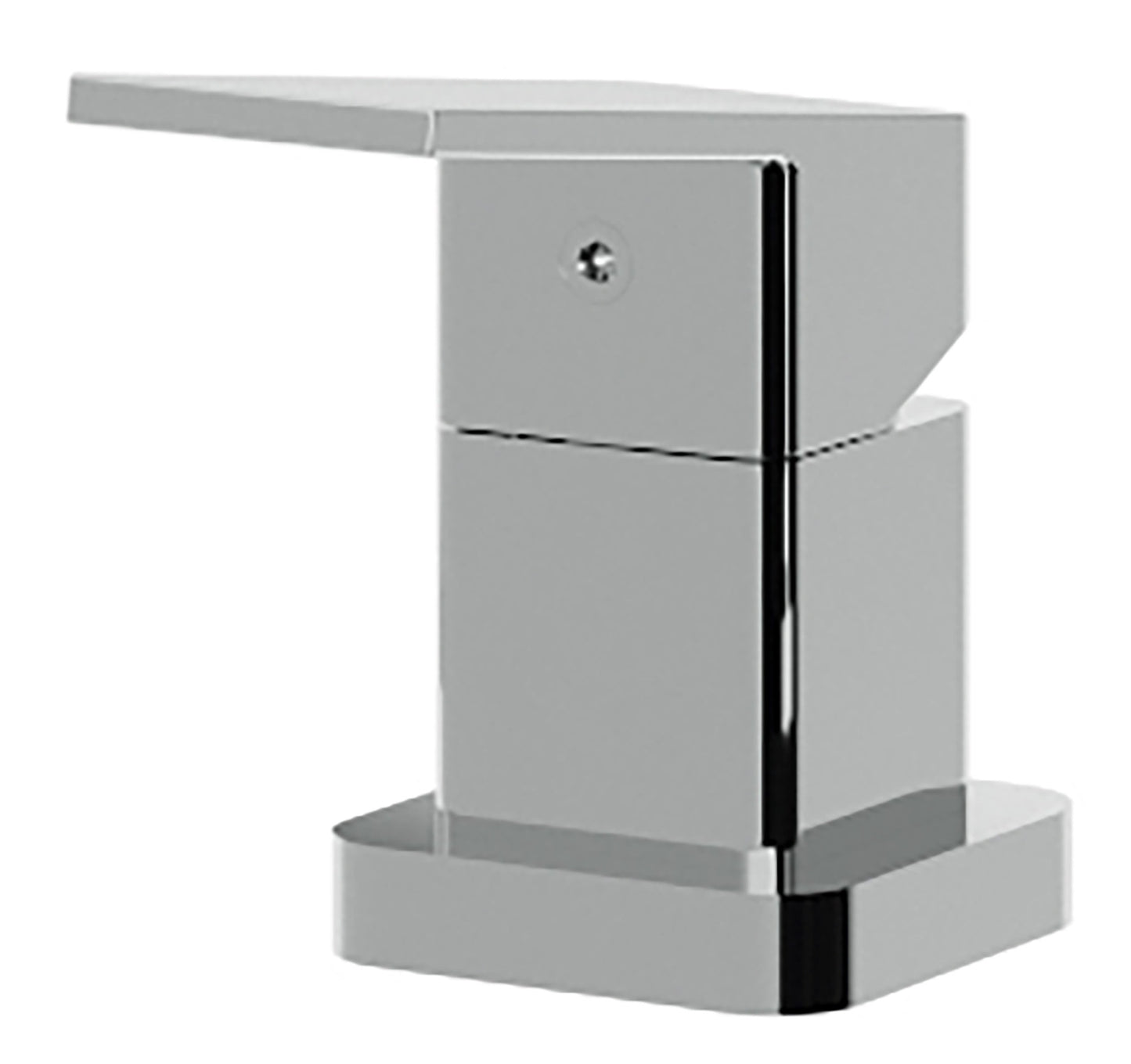 Rubinetterie Treemme 3M Pa36 RWIT 8B65 CC 01 Miscelatore Monocomando Remoto Da Piano Per Vasca Appoggio Forma Quadra Monoforo 1 Leva Stile Moderno Materiale Ottone Finitura Cromata