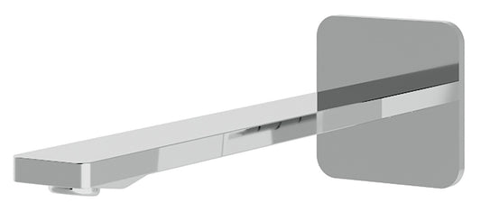 Rubinetterie Treemme 3M Pa36 IT 8B61 CC ZZ ZZ Bocca a Muro 235 mm Getto Erogazione Uscita Acqua Installazione Parete Materiale Ottone Finitura Cromata Stile Moderno Monoforo Lunghezza 252 mm Portata Acqua 6 Litri Al Minuto