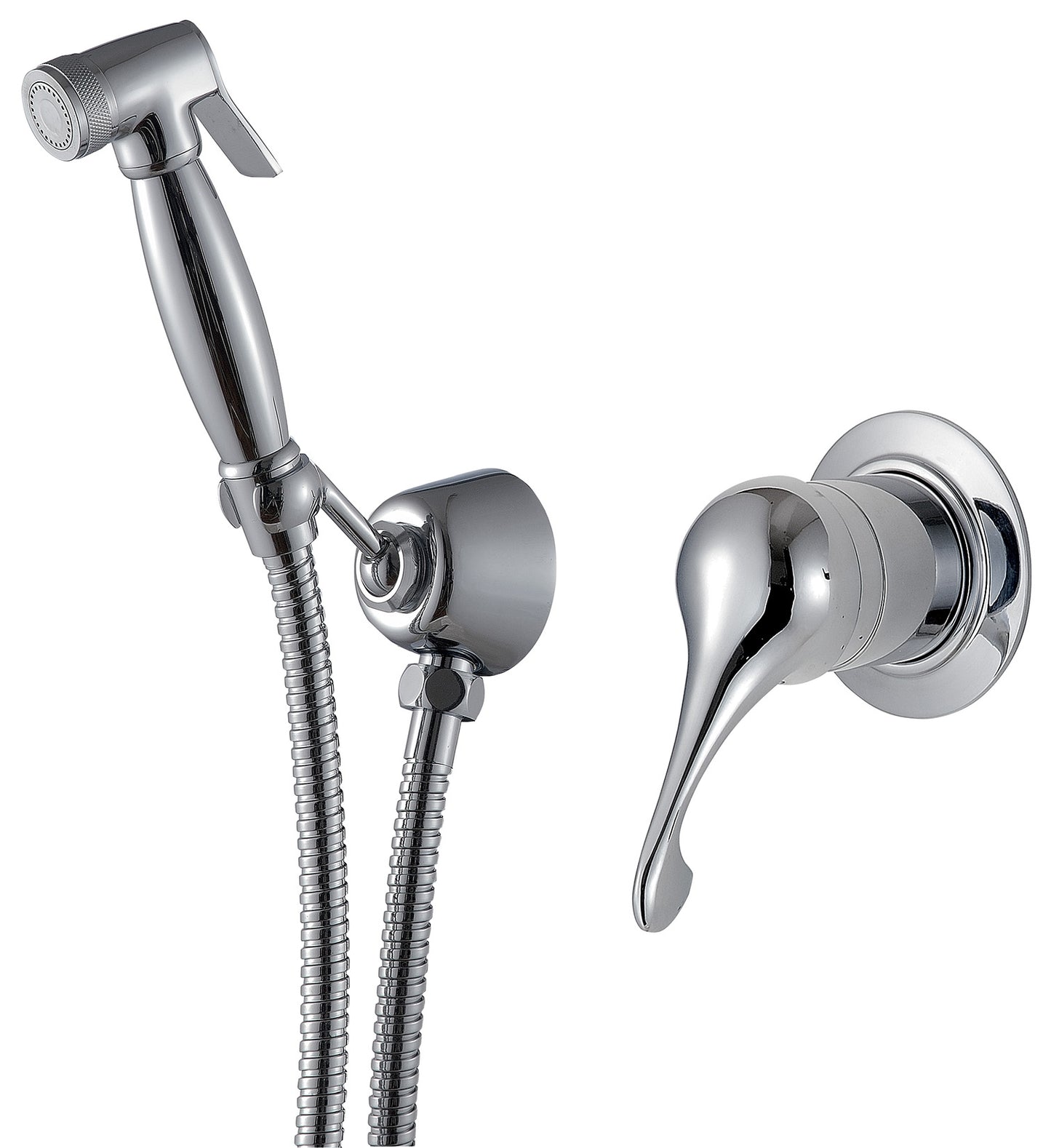 Rubinetterie Treemme 3M PICCADILLY RWIT 21D4 CC PY + RWIT 51A5 ZZ 01 Miscelatore Idroscopino Incasso Con Doccetta Per WC Materiale Ottone Finitura Cromata Parte Interna Esterna Inclusa