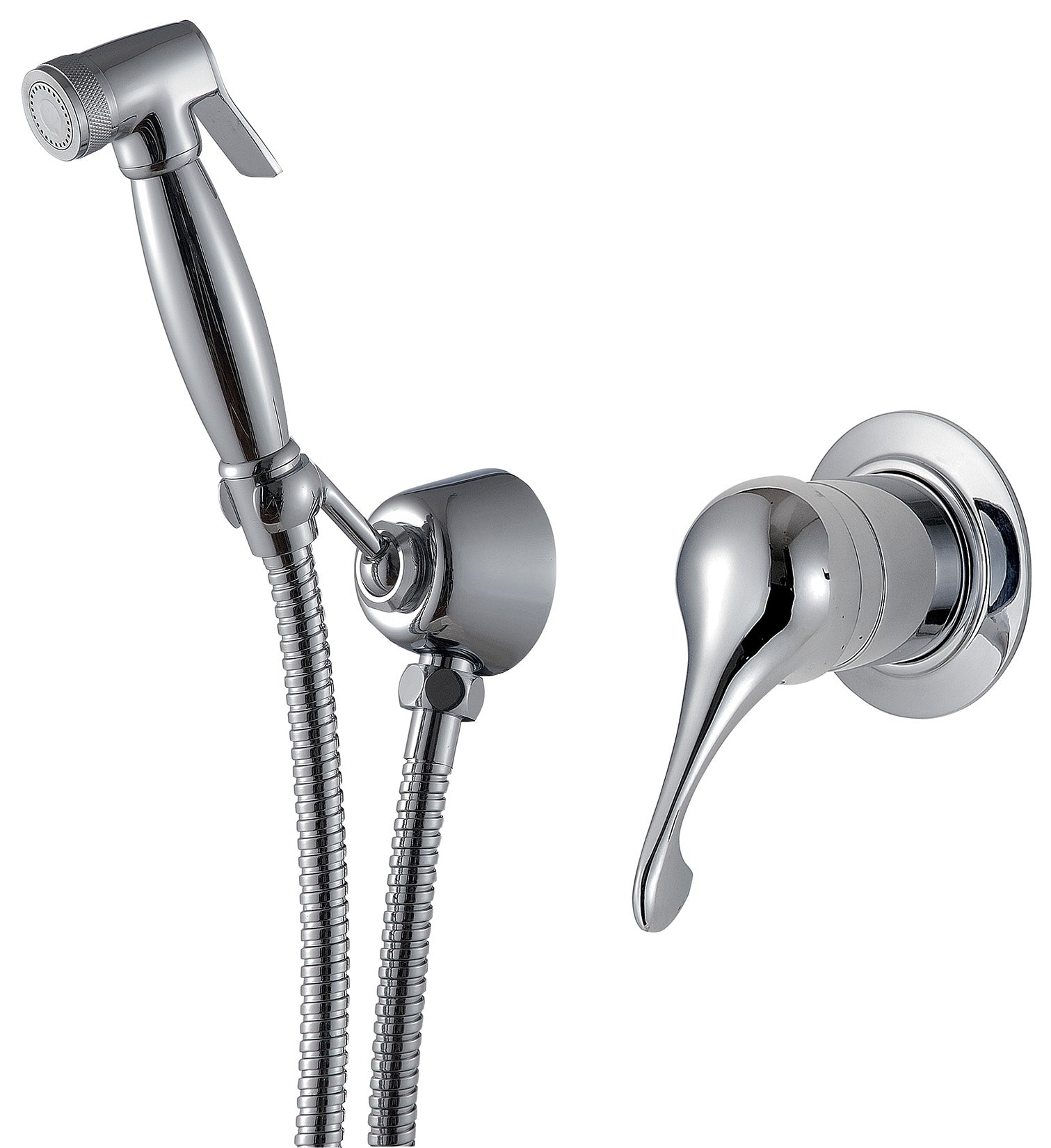 Rubinetterie Treemme 3M PICCADILLY RWIT 21D4 CC PY + RWIT 51A5 ZZ 01 Miscelatore Idroscopino Incasso Con Doccetta Per WC Materiale Ottone Finitura Cromata Parte Interna Esterna Inclusa