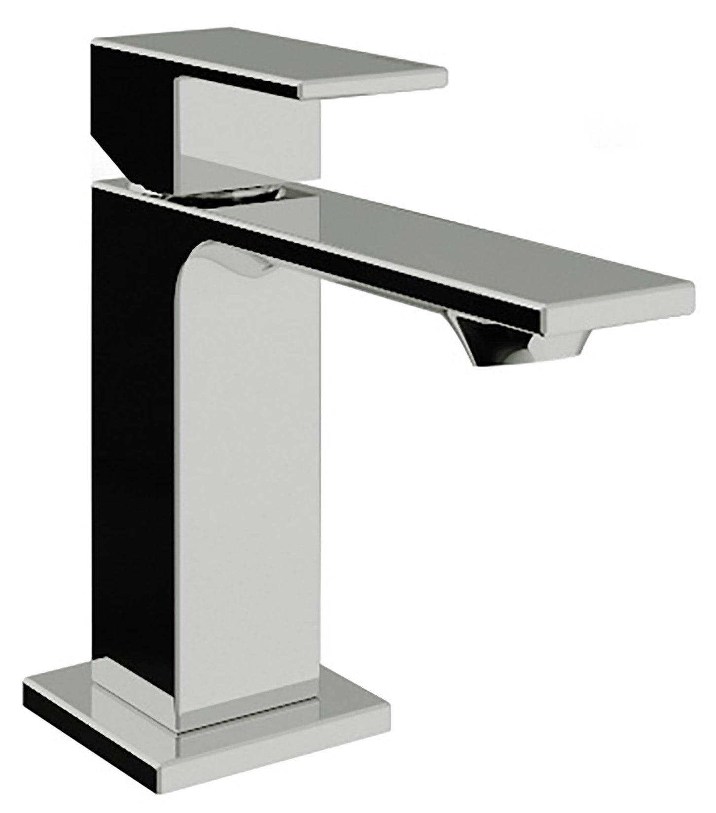 Rubinetterie Treemme Q30 Miscelatore Lavabo Solo Acqua Fredda Appoggio Monocomando 1 Leva Monoforo Materiale Ottone Finitura Cromato Stile Moderno Altezza 110 mm Lunghezza 137 mm