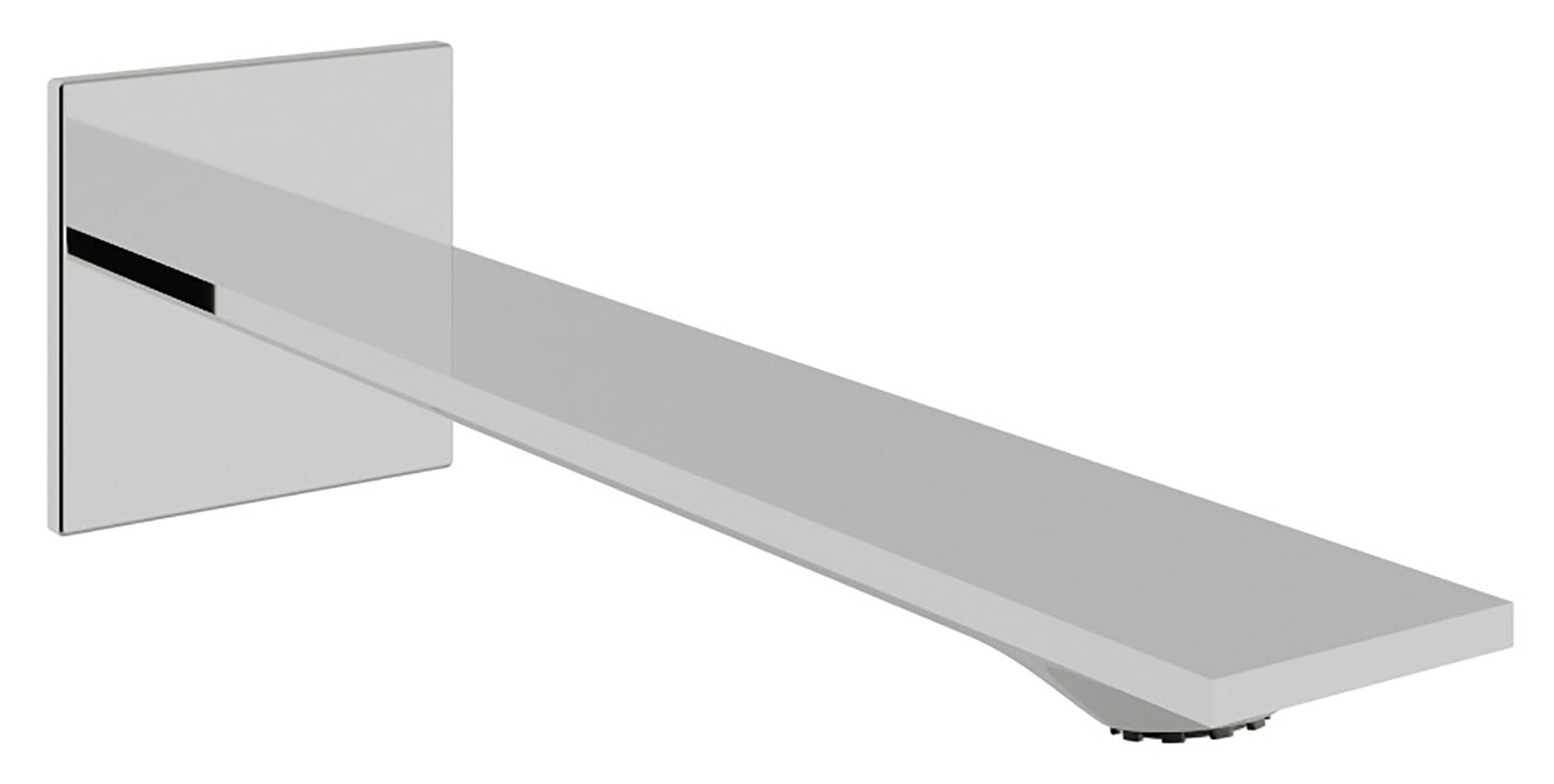 Rubinetterie Treemme Q30 Bocca Getto Erogazione Acqua Incasso A Muro 220 mm Materiale Ottone Finitura Cromata