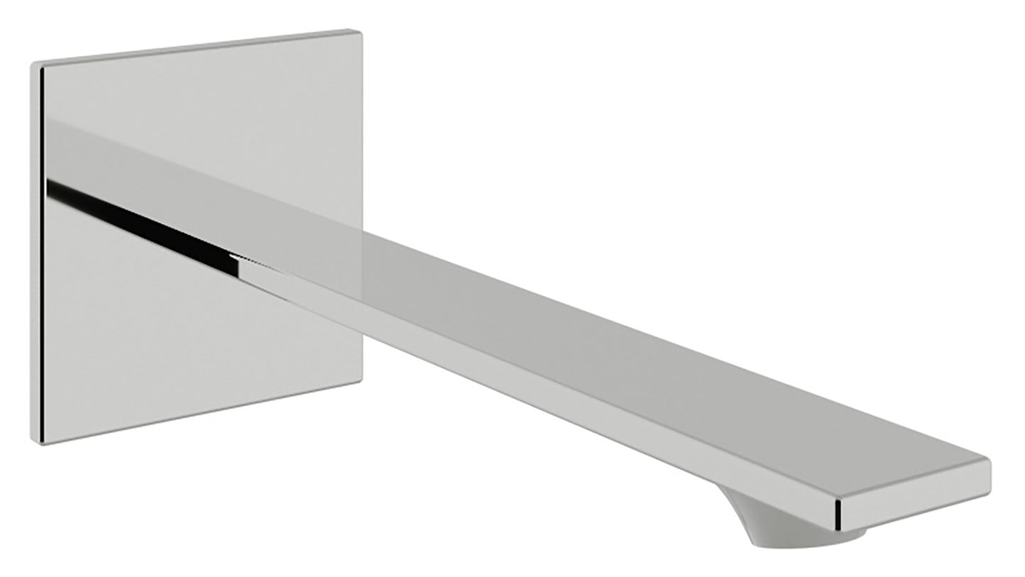 Rubinetterie Treemme Q30 Bocca Getto Erogazione Acqua Incasso A Muro 185 mm Materiale Ottone Finitura Cromata