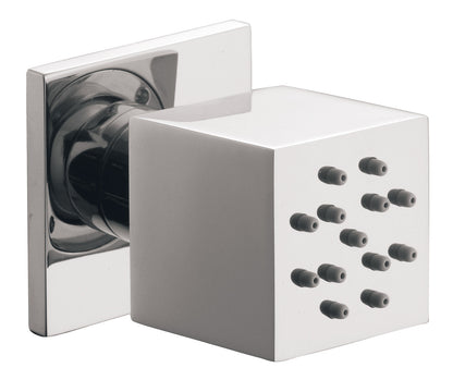 Rubinetterie Treemme Q30 Soffione Doccia Laterale A Parete Materiale Metallo Finitura Cromata 35x35 mm