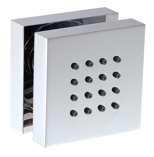 Rubinetterie Treemme Q30 Soffione Doccia Laterale A Parete Materiale Metallo Finitura Cromata 65x65 mm