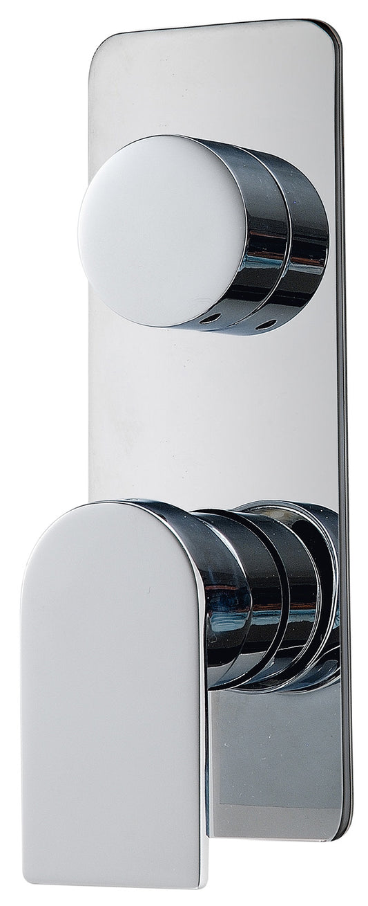 Miscelatore Monocomando Incasso Con Deviatore A 3 Uscite Rubinetterie Treemme Ran Materiale Ottone Finitura Cromata