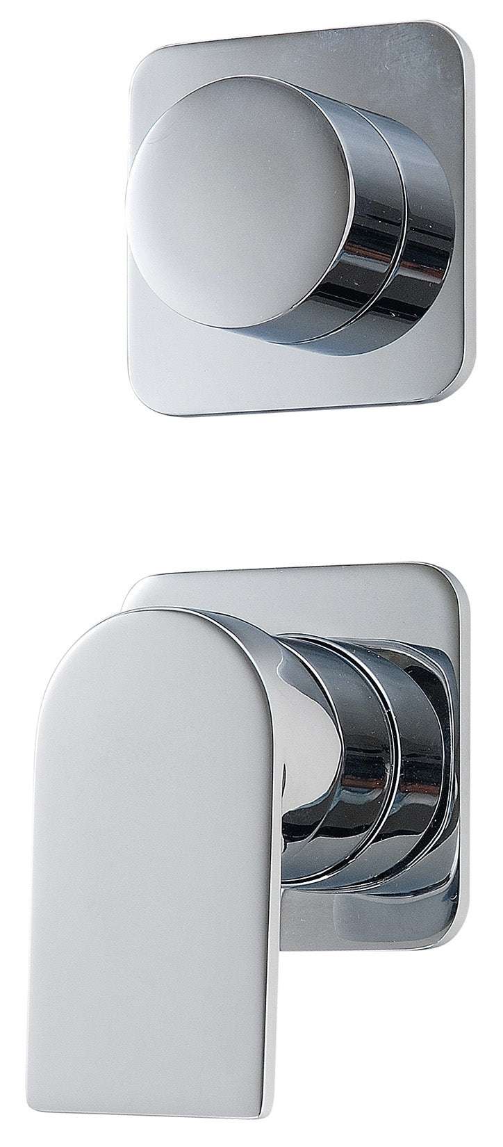 Miscelatore Monocomando Incasso Con Deviatore A 3 Uscite Senza Piastra Rubinetterie Treemme Ran Materiale Ottone Finitura Cromata