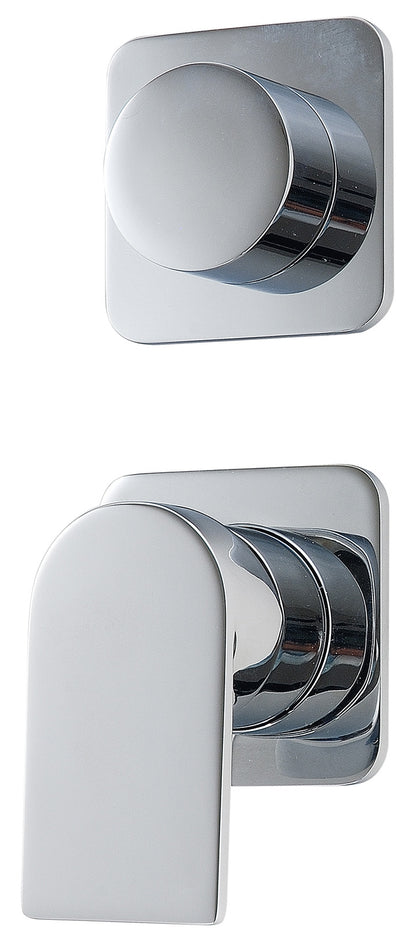 Miscelatore Monocomando Incasso Con Deviatore A 3 Uscite Senza Piastra Rubinetterie Treemme Ran Materiale Ottone Finitura Cromata