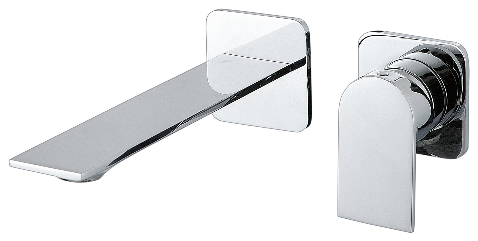 Rubinetterie Treemme Ran RWIT 22C5 CC 01 + RWIT 51A5 ZZ 01 Miscelatore Monocomando Lavabo Incasso 186 Senza Piastra Materiale Ottone Finitura Cromata Mix Destra Bocca Sinistra