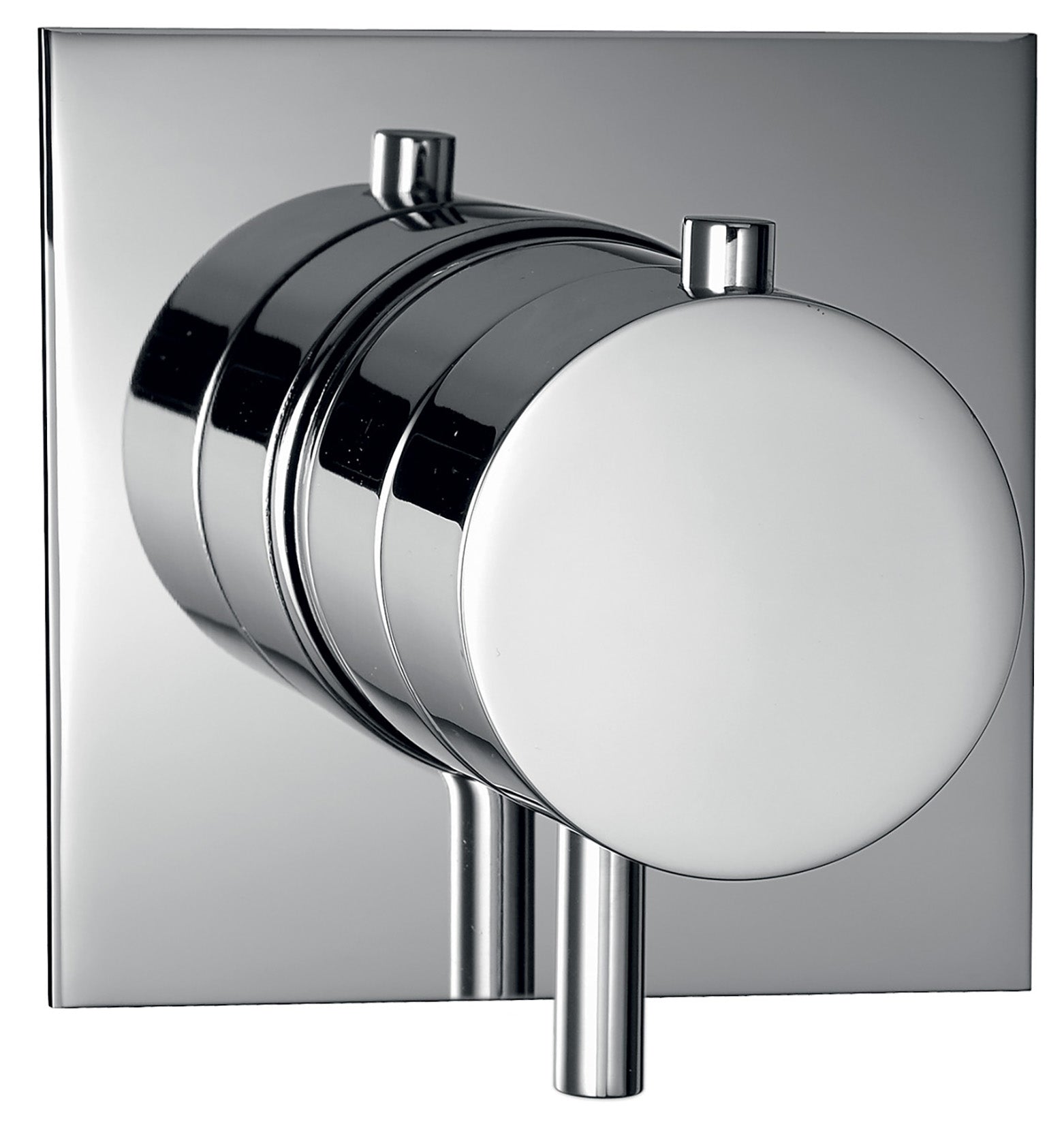 Rubinetterie Treemme Ran Miscelatore Doccia Termostatico Incasso COAX A Muro Parte Interna Esterna Materiale Ottone Finitura Cromata Monoforo 1 Foro 1 Via Monocomando 1 Leva Stile Moderno