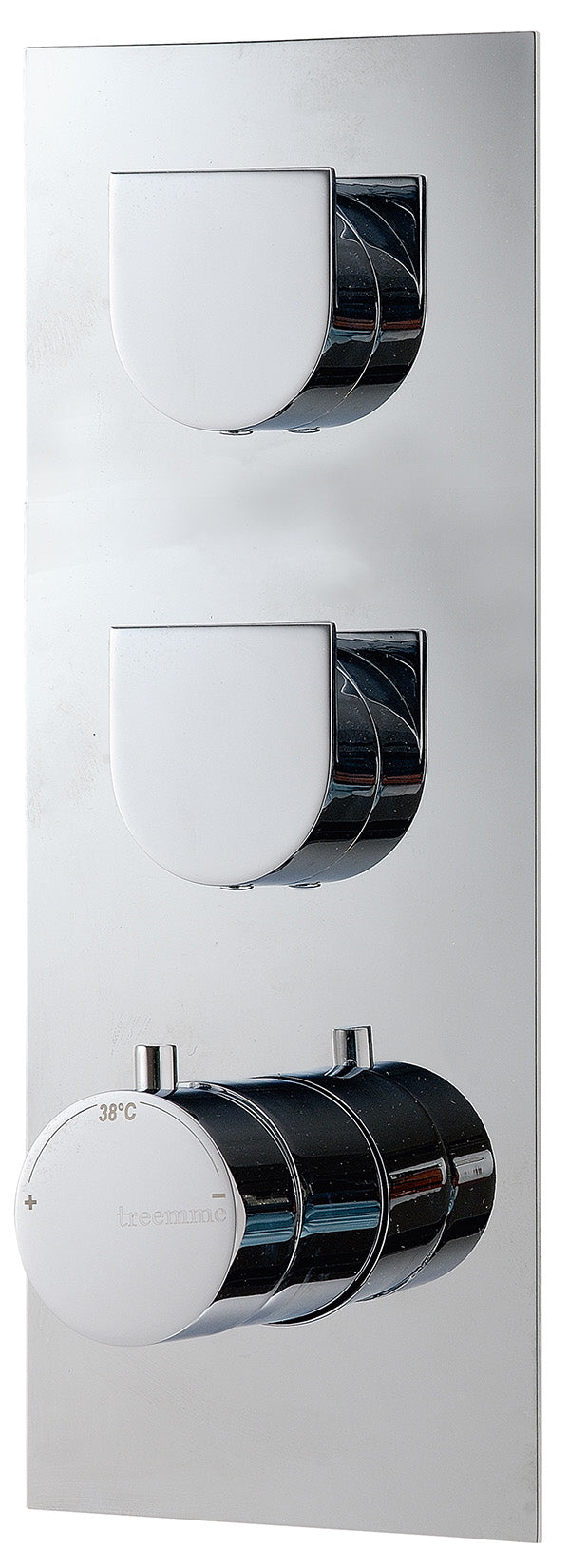 Miscelatore Termostatico Incasso A 2 Uscite Rubinetterie Treemme Ran Materiale Ottone Finitura Cromata