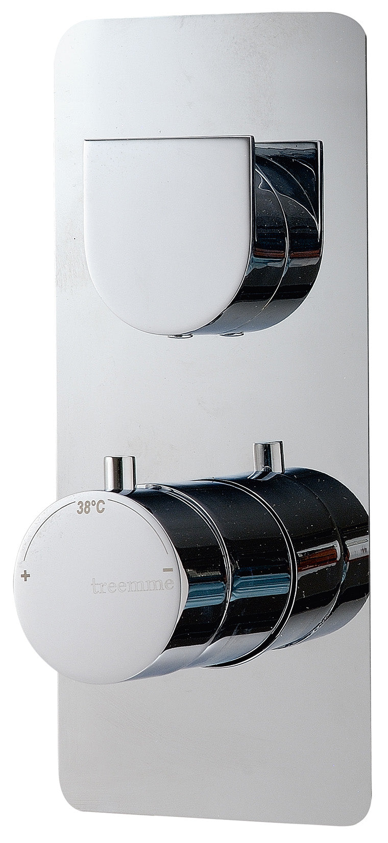 Miscelatore Termostatico Incasso Con Deviatore A 2 Uscite Rubinetterie Treemme Ran Materiale Ottone Finitura Cromata