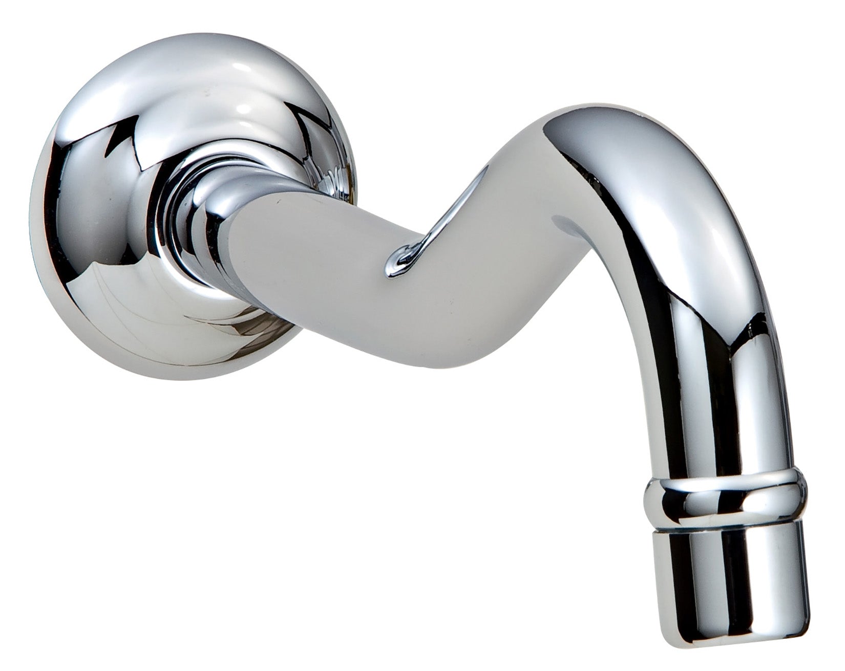 Rubinetterie Treemme Romantica IT 2163 CC ZZ HF Bocca a Muro Per Vasca 227 mm Getto di Erogazione Uscita Acqua Installazione a Parete Materiale Ottone Finitura Cromata Stile Classico Forma Tonda Monoforo Lunghezza 238 mm Portata Acqua 38 Litri Al Minuto