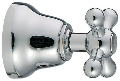 Rubinetterie Treemme 3M ROMANTICA RWIT 3640 CC 87 + RWIT 4440 ZZ 72 Rubinetto D'Arresto 1/2" - HOT Materiale Ottone Finitura Cromata