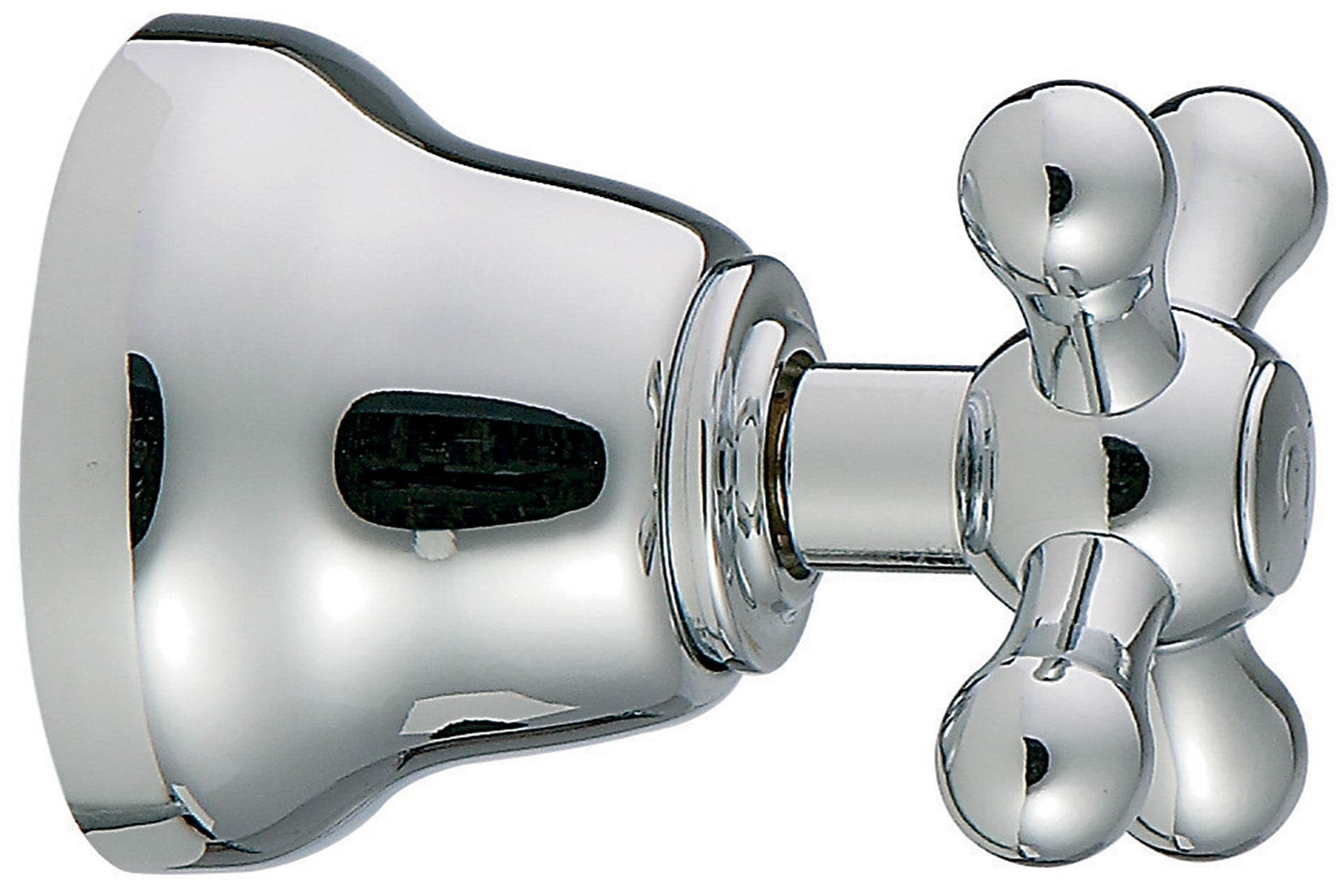 Rubinetterie Treemme 3M ROMANTICA RWIT 3662 CC 02 + RWIT 4462 ZZ 72 Rubinetto D'Arresto Deviatore Incasso 2 Uscite Materiale Ottone Finitura Cromata