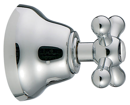 Rubinetterie Treemme 3M ROMANTICA RWIT 3665 CC 04 + RWIT 4465 ZZ 72 Rubinetto D'Arresto Deviatore Incasso 3 Uscite Materiale Ottone Finitura Cromata