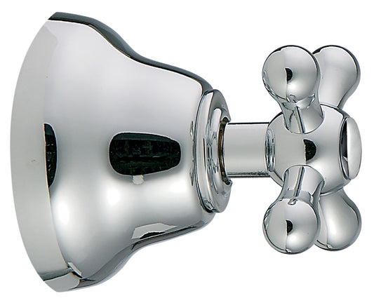 Rubinetterie Treemme 3M ROMANTICA RWIT 3665 CC 04 + RWIT 4465 ZZ 72 Rubinetto D'Arresto Deviatore Incasso 3 Uscite Materiale Ottone Finitura Cromata