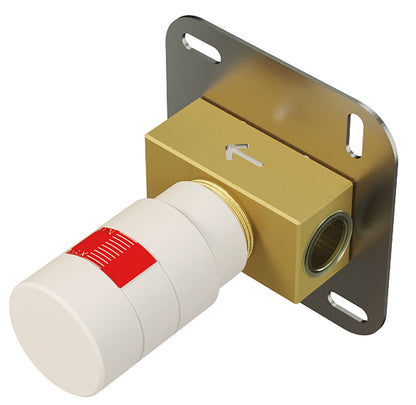 Rubinetterie Treemme Line Rubinetto D'Arresto 1/2" Materiale Ottone Finitura Cromata