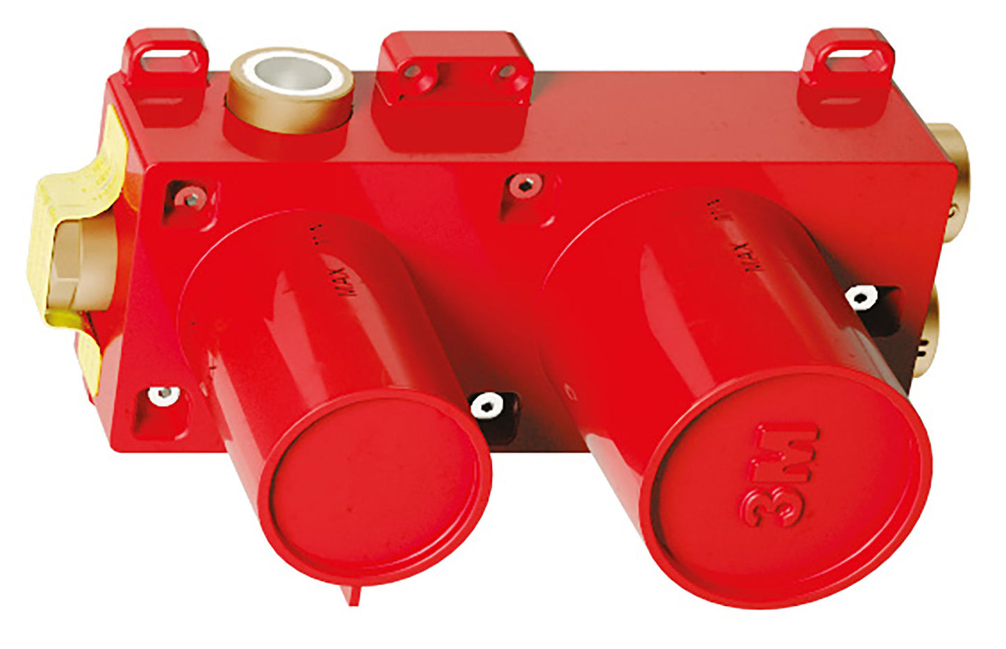 Rubinetterie Treemme 3M X-Change_mono RWIT 58E3 CC 01 + RWIT 22A2 ZZ 01 Miscelatore Monocomando Doccia Incasso Muro Deviatore 3 Uscite Meccanico Due Fori 1 Leva Con Piastra Orizzontale Staffa Per Cartongesso Ottone Cromata Parte Interna Esterna Incluse