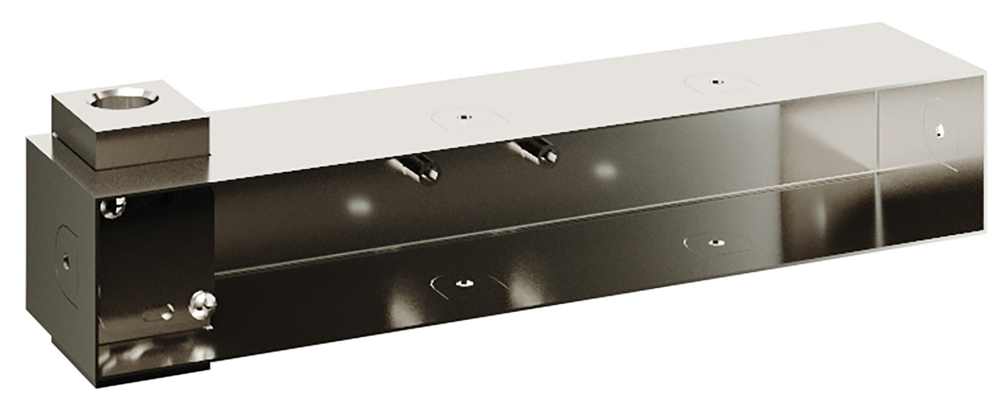 Rubinetterie Treemme 3M 5MM RWIT 2805 IS 12 Miscelatore Monocomando Vasca / Doccia Incasso A Parete 1 Leva 4 Fori Con Piastra e Doccetta In Inox Stile Moderno Materiale Acciaio INOX Finitura Acciaio Spazzolato Parte Interna Incasso Esterna Incluse