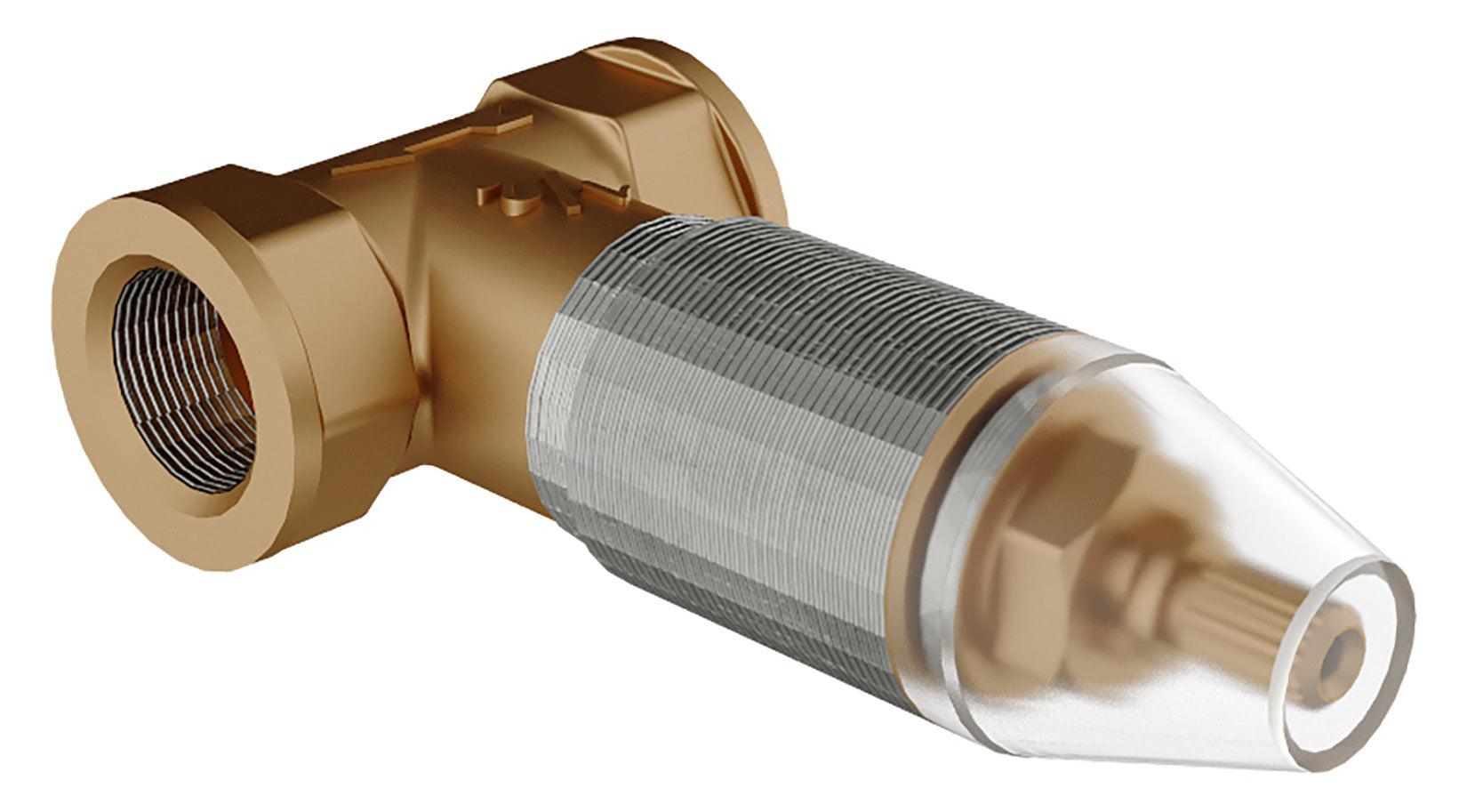 Rubinetterie Treemme 3M ROMANTICA RWIT 3640 CC 87 + RWIT 4440 ZZ 72 Rubinetto D'Arresto 1/2" - HOT Materiale Ottone Finitura Cromata