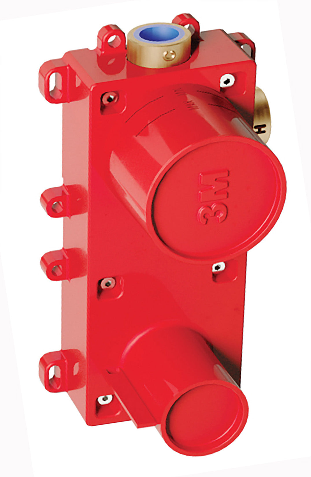 Rubinetterie Treemme 3M 40mm RWIT 13B2 IS 01 + RWIT 51A5 ZZ 01 Miscelatore Monocomando Lavabo Incasso 150 Muro 1 Leva 2 Fori Meccanico Moderno Lunghezza 158mm Piastra Verticale Staffa Cartongesso Acciaio Inox Spazzolato Opaco Parte Interna Esterna Incluse