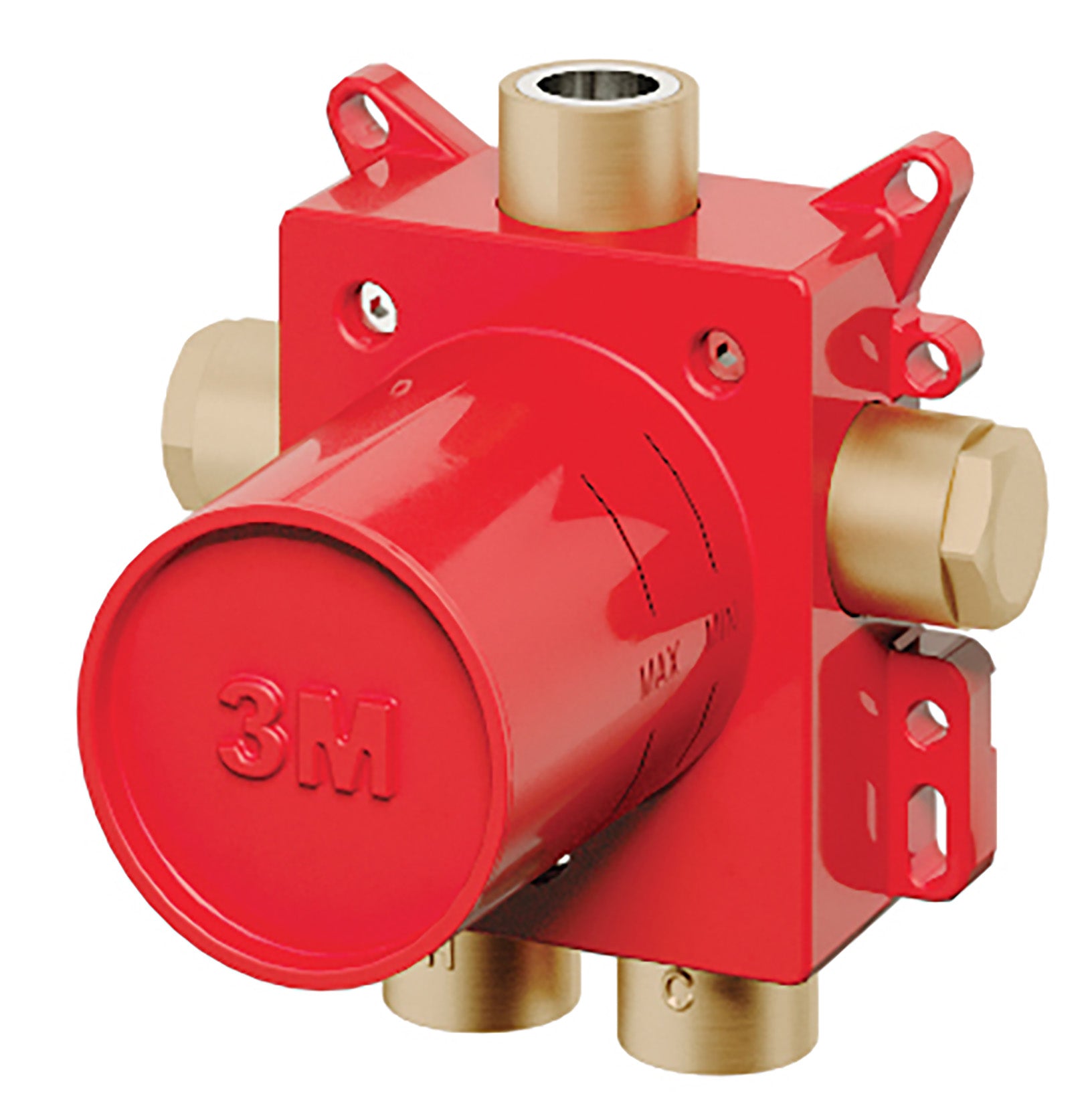 Rubinetterie Treemme 3M Hask RWIT 6AC8 CC 03 + RWIT 51A8 ZZ 03 Miscelatore Monocomando Remoto Lavabo Doccia Incasso Muro Meccanico 1 Uscita Senza Piastra Monoforo 1 Manopola Materiale Ottone Finitura Cromata Parte Interna Esterna Incluse