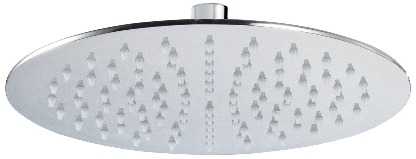 Rubinetterie Treemme SHOWERS & THERMOSTATICS Soffione Doccia Misura Diametro Ø 255 mm Forma Rotonda Funzione Acqua Pioggia Materiale Metallo Finitura Cromata Portata 9 Litri Al Minuto Valvola Di Sicurezza