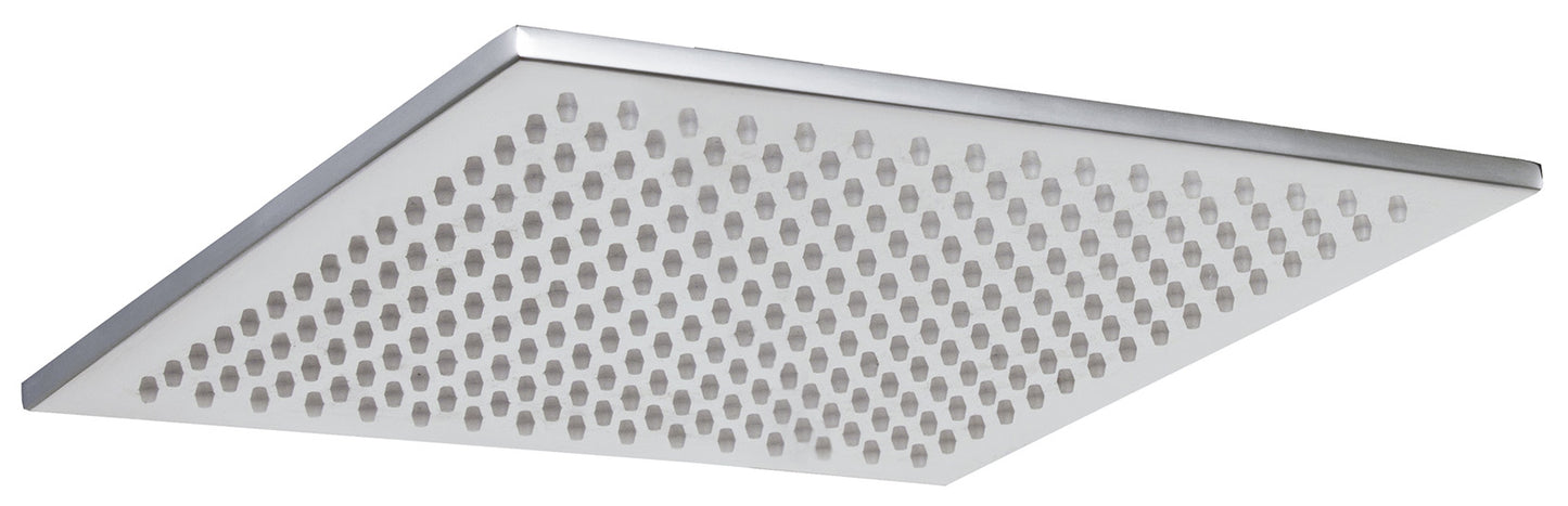 Rubinetterie Treemme SHOWERS & THERMOSTATICS Soffione Doccia Misura 250x250 mm Forma Quadrata Funzione Acqua Pioggia Materiale Metallo Finitura Cromata Portata 9 Litri Al Minuto Valvola Di Sicurezza Installazione Parete Soffitto