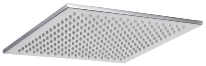 Rubinetterie Treemme SHOWERS & THERMOSTATICS Soffione Doccia Misura 250x250 mm Forma Quadrata Funzione Acqua Pioggia Materiale Metallo Finitura Cromata Portata 9 Litri Al Minuto Valvola Di Sicurezza Installazione Parete Soffitto