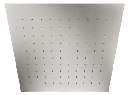 Rubinetterie Treemme SHOWERS & THERMOSTATICS Soffione Doccia Per Controsoffitto A Soffitto Misura 340x340 mm Forma Quadrata Funzione Acqua Pioggia Materiale Acciaio Inox Finitura Cromata Portata 9 Litri Al Minuto