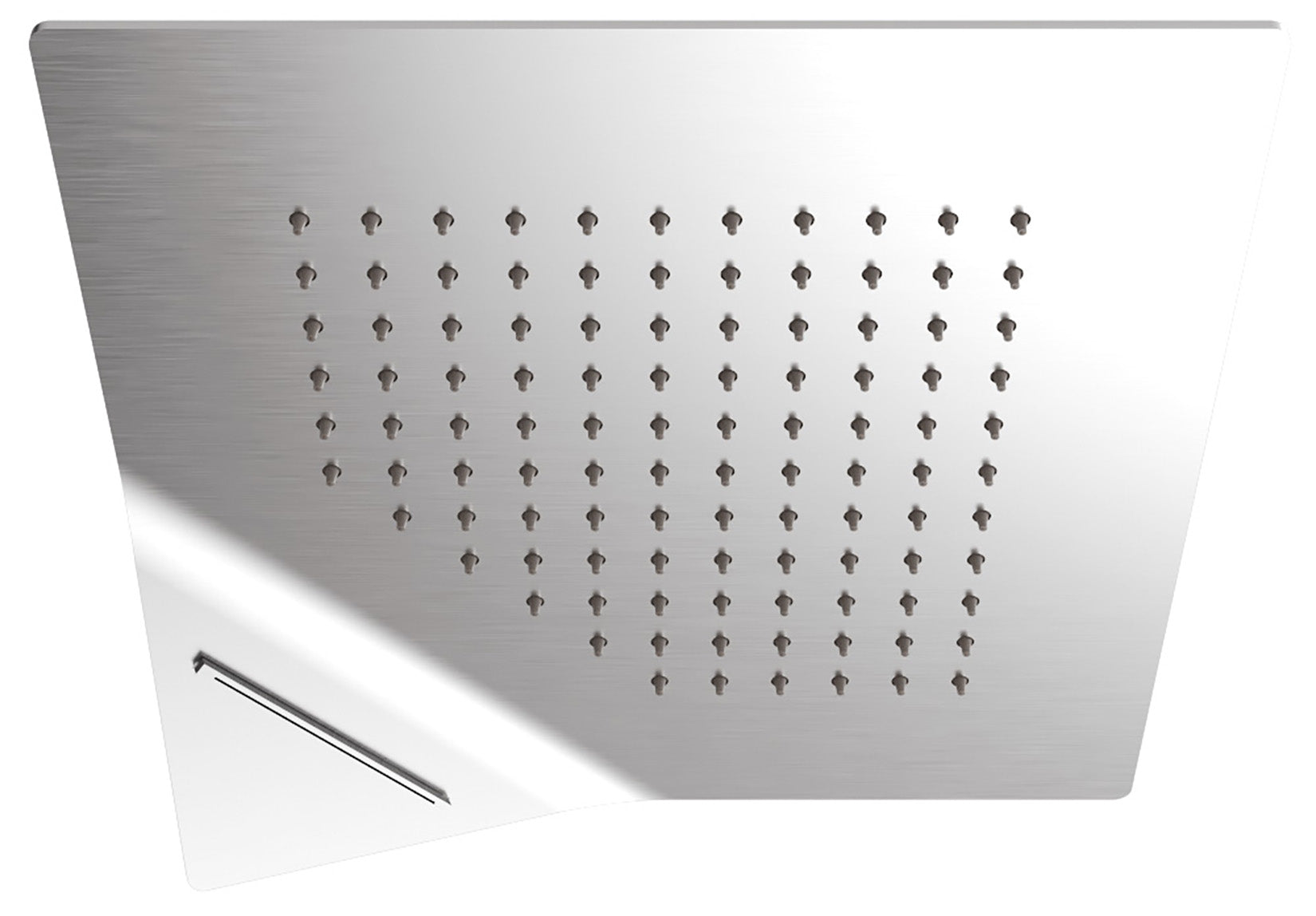 Rubinetterie Treemme SHOWERS & THERMOSTATICS Soffione Doccia Per Controsoffitto A Soffitto Misura 280x280 mm Forma Quadra Funzione Acqua Pioggia Cascata Materiale Acciaio Inox Finitura Cromata