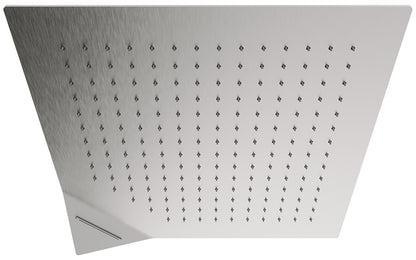 Rubinetterie Treemme SHOWERS & THERMOSTATICS Soffione Doccia Per Controsoffitto A Soffitto Misura 450x450 mm Forma Quadra Funzione Acqua Pioggia Materiale Acciaio Inox Finitura Cromata