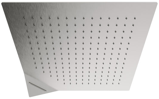 Rubinetterie Treemme SHOWERS & THERMOSTATICS Soffione Doccia Per Controsoffitto A Soffitto Misura 450x450 mm Forma Quadra Funzione Acqua Pioggia Materiale Acciaio Inox Finitura Cromata