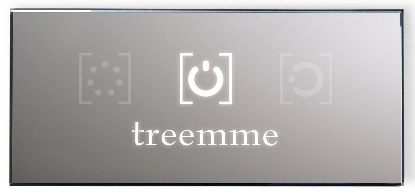 Rubinetterie Treemme SHOWERS & THERMOSTATICS Soffione Doccia a Soffitto Misura 950x950 mm Forma Quadrata Funzione Acqua Pioggia Cascata Nebulizzatori Getto Cromoterapia Materiale Acciaio Inox Finitura Cromata Incluso di Tastierino Comandi Fashion