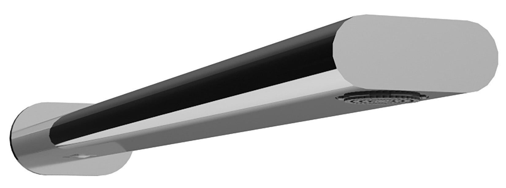 Rubinetterie Treemme Showers & Thermostatics Soffione Doccia A Parete Rettangolare A Mensola Lunghezza 375 mm Getto a Pioggia Stile Moderno Materiale Ottone Finitura Cromato