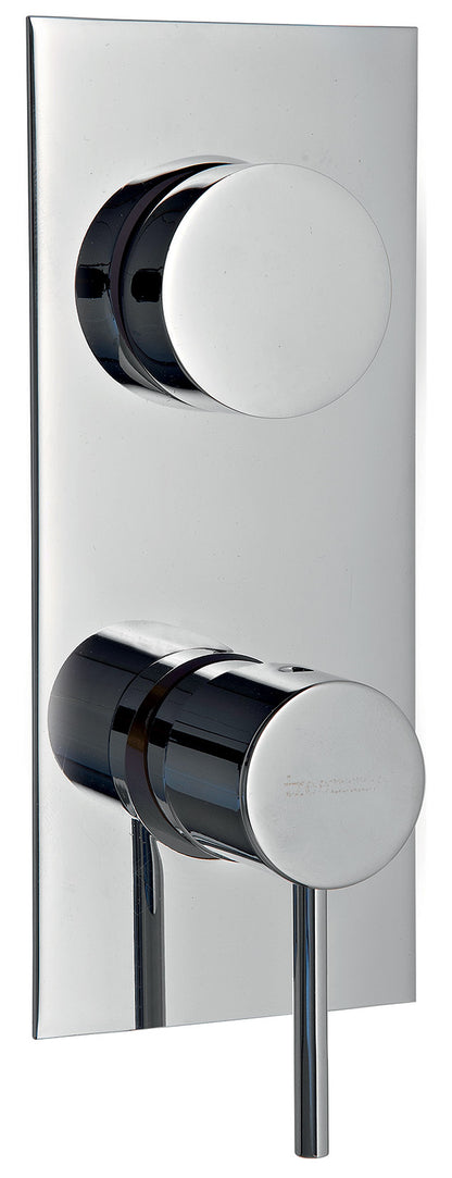 Rubinetterie Treemme SHOWERS & THERMOSTATICS Miscelatore Monocomando Meccanico Doccia Con Deviatore A 2 Uscite Materiale Ottone Finitura Cromata