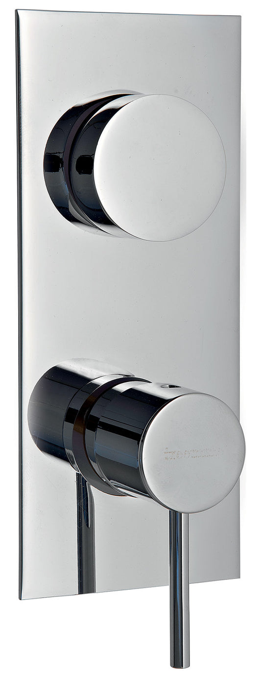 Rubinetterie Treemme SHOWERS & THERMOSTATICS Miscelatore Monocomando Meccanico Doccia Con Deviatore A 2 Uscite Materiale Ottone Finitura Cromata