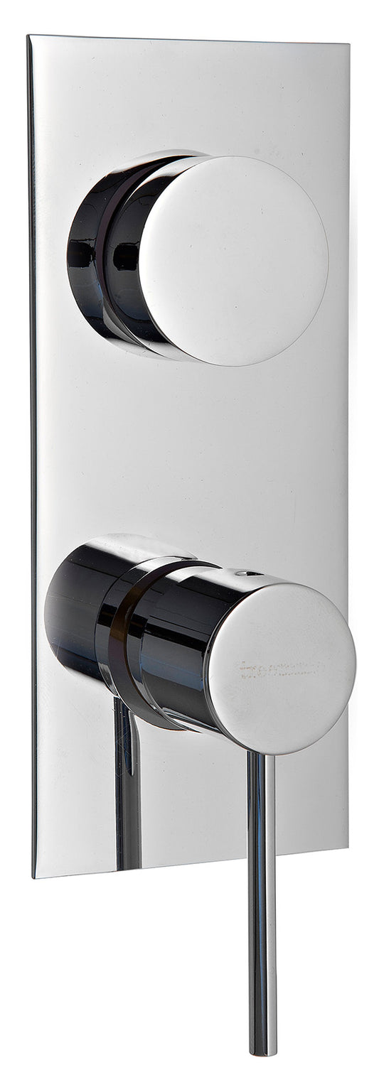 Rubinetterie Treemme SHOWERS & THERMOSTATICS Miscelatore Monocomando Meccanico Doccia Con Deviatore A 3 Uscite Materiale Ottone Finitura Cromata