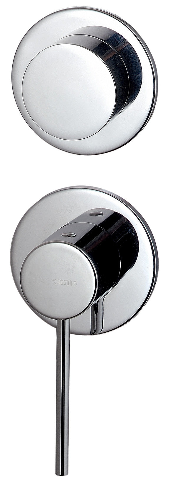 Rubinetterie Treemme SHOWERS & THERMOSTATICS Miscelatore Monocomando Meccanico Doccia Con Deviatore A 2 Uscite Senza Piastra Materiale Ottone Finitura Cromata