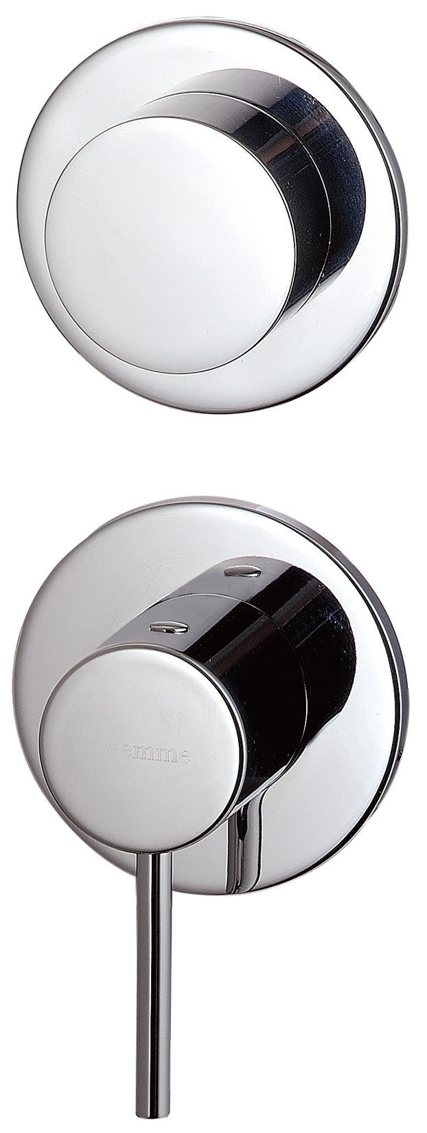 Rubinetterie Treemme SHOWERS & THERMOSTATICS Miscelatore Monocomando Meccanico Doccia Con Deviatore A 3 Uscite Senza Piastra Materiale Ottone Finitura Cromata