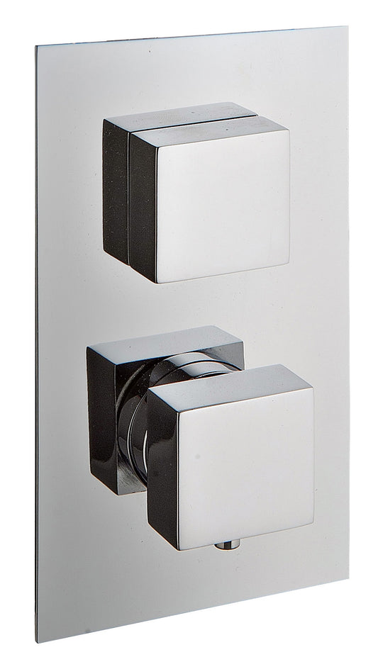 Rubinetterie Treemme SHOWERS & THERMOSTATICS Miscelatore Doccia Termostatico Incasso 1 Uscita Materiale Ottone Finitura Cromata