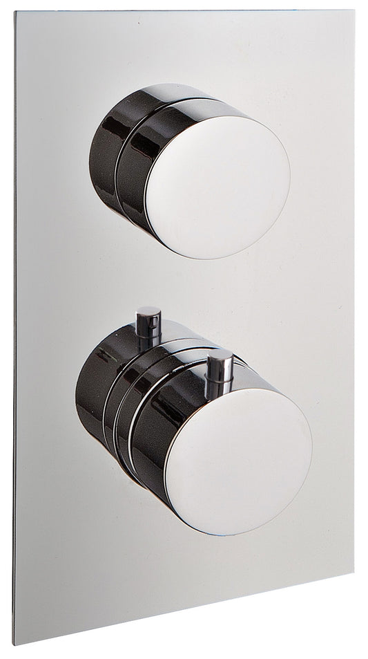 Rubinetterie Treemme SHOWERS & THERMOSTATICS Miscelatore Doccia Termostatico Incasso 1 Uscita Materiale Ottone Finitura Cromata