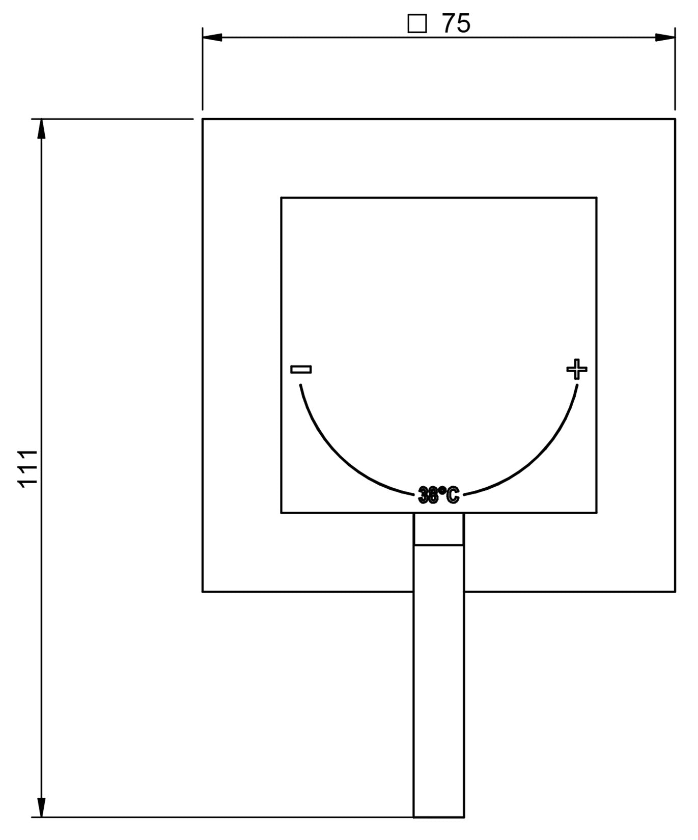 Rubinetterie Treemme SHOWERS & THERMOSTATICS Miscelatore Termostatico Doccia Incasso COAX 1 Via Materiale Ottone Finitura Cromata