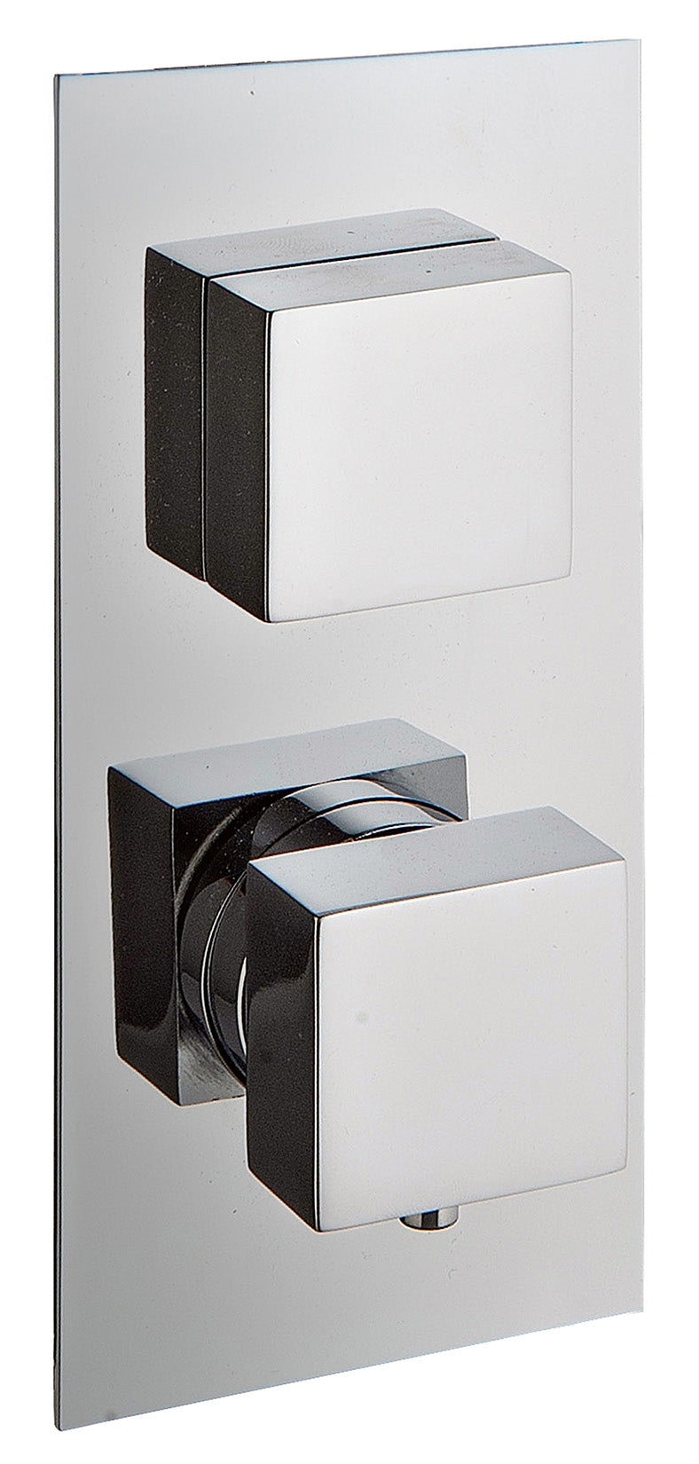 Rubinetterie Treemme SHOWERS & THERMOSTATICS Miscelatore Doccia Termostatico Incasso Con Deviatore A 2 Uscite Materiale Ottone Finitura Cromata