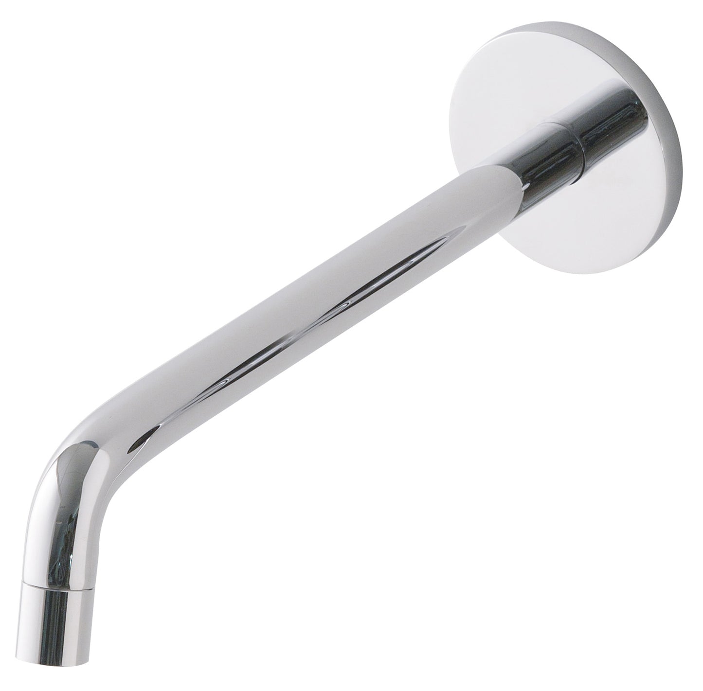 Rubinetterie Treemme Up+ Bocca a Muro 227 mm Getto di Erogazione Uscita Acqua Installazione a Parete Materiale Ottone Finitura Cromata Stile Moderno Monoforo Lunghezza 235 mm