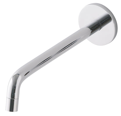 Rubinetterie Treemme Up+ Bocca a Muro 226 mm Getto di Erogazione Uscita Acqua Installazione a Parete Materiale Ottone Finitura Cromata Stile Moderno Monoforo Lunghezza 235 mm