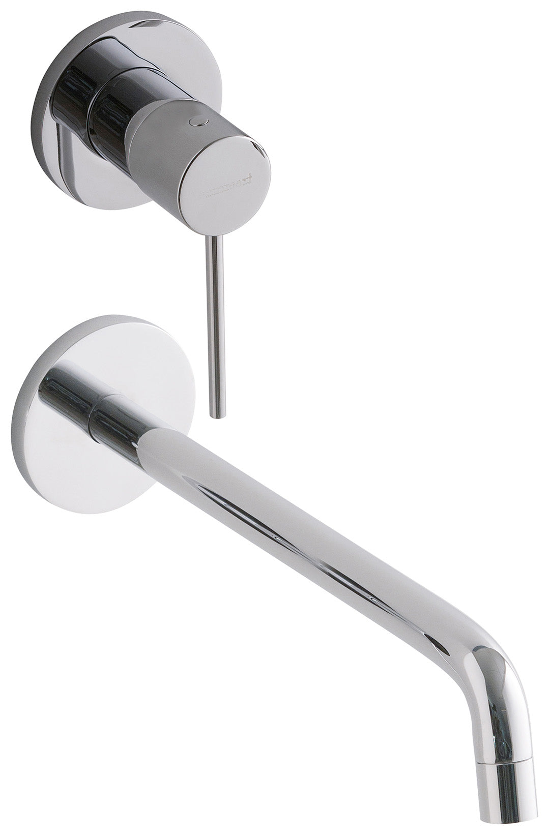 Rubinetterie Treemme Up+ Rubinetto Lavabo 225 Incasso Muro Senza Piastra Posizione Verticale Monocomando 1 Leva Parte Interna Esterna Incluse 2 Fori Materiale Ottone Finitura Cromato Stile Moderno Lunghezza 234 mm